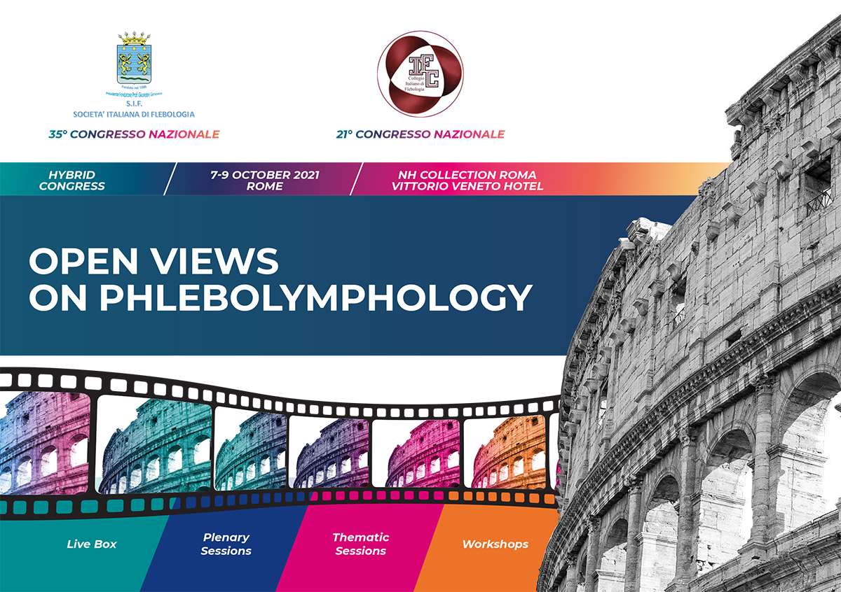 Open Views on Phlebolymphology | 7 - 9 ottobre 2021 | Roma // Evento Patrocinato Collegio Italiano dei Primari di Chirugia Vascolare